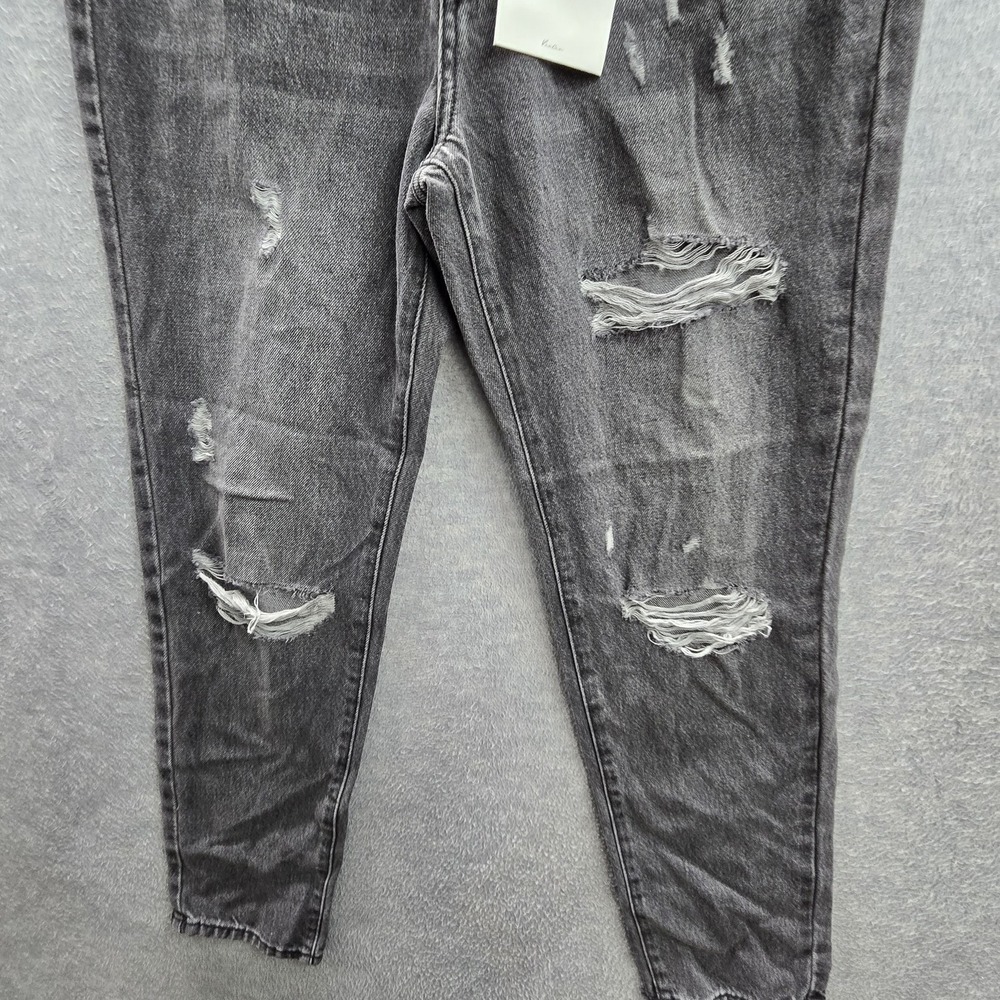 Kancan Women Jeans‎ 7/27 Gray Denim Estilo VC1048 Grunge 26" Inseam NWT - Picture 10 of 16